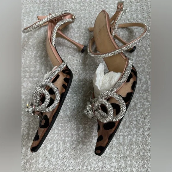 Mach & Mach Leopard Heels, 38.5 - Picture 6 of 11